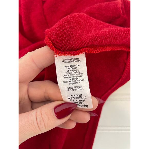 NWT Fashion Nova Red Got it Like That Top & Unmatched Faux Leather Skirt LOT L - Picture 6 of 11